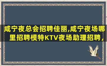 池州夜场招聘